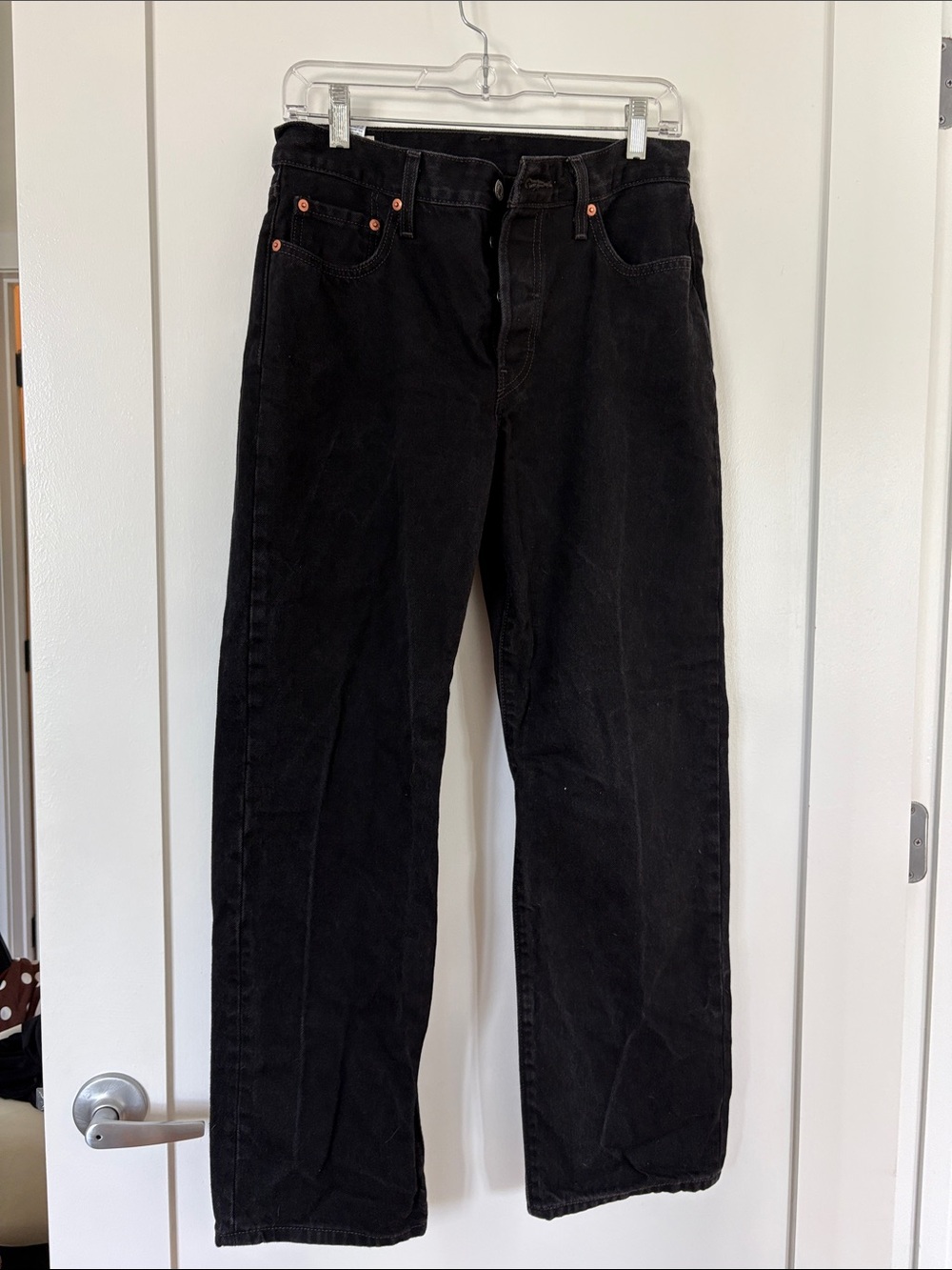 Levi's Black Women's Straight Leg Jeans